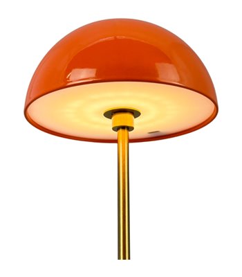 Dyberg Larsen Along LED orange/messing 2 stk. mini bordlampe