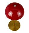 Dyberg Larsen Along LED rød/messing 2 stk. mini bordlampe