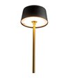 Dyberg Larsen Yoyo sort/messing portable bordlampe