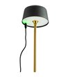 Dyberg Larsen Yoyo sort/messing portable bordlampe