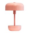 Dyberg Larsen Haipot LED lyserød bordlampe portable