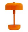 Dyberg Larsen Haipot LED orange bordlampe portable