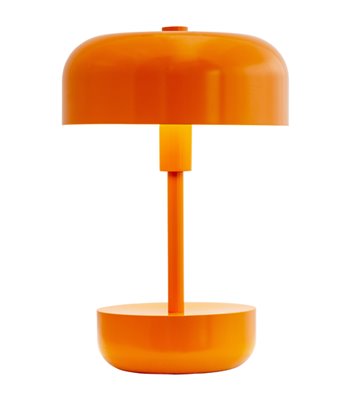 Dyberg Larsen Haipot LED orange bordlampe portable