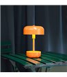 Dyberg Larsen Haipot LED orange bordlampe portable
