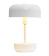 Dyberg Larsen Haipot LED hvid bordlampe portable