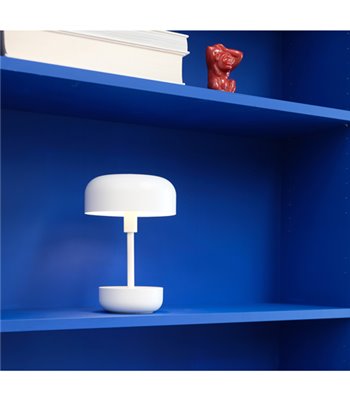 Dyberg Larsen Haipot LED hvid bordlampe portable