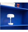 Dyberg Larsen Haipot LED hvid bordlampe portable