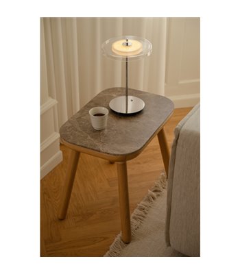 UMAGE Asteria Move glas/krom portable bordlampe