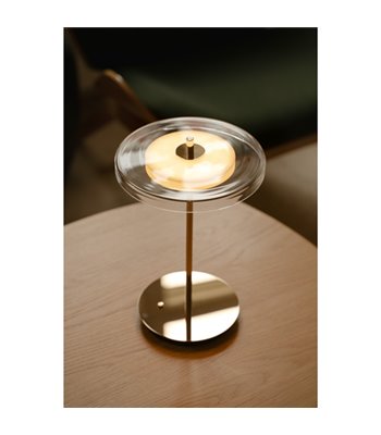 UMAGE Asteria Move glas/messing bordlampe portable