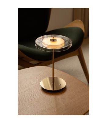 UMAGE Asteria Move glas/messing bordlampe portable