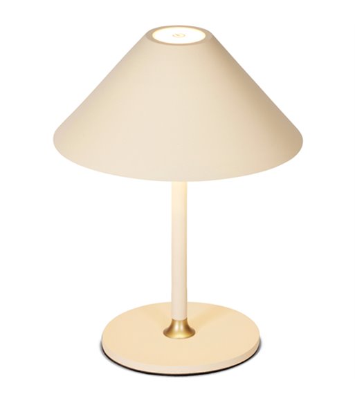Halo Design Hygge Ø15 creme portable lampe