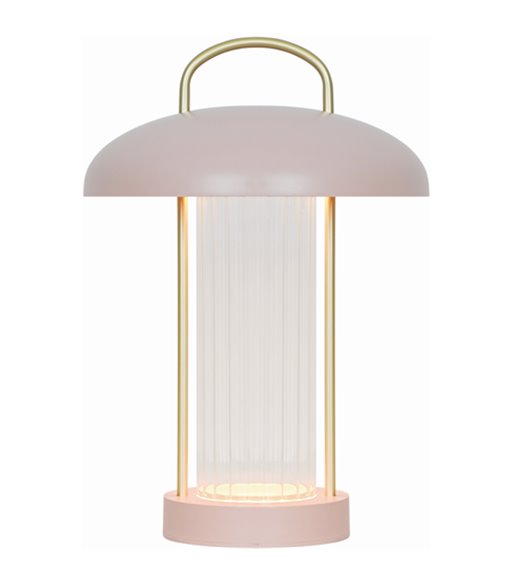 Nordlux Mirano LED dusty rose portable bordlampe