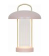 Nordlux Mirano LED dusty rose portable bordlampe