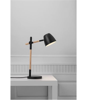Nordlux Theo Sort skrivebordslampe