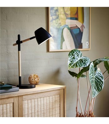 Nordlux Theo Sort skrivebordslampe