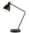 Markslöjd House sort/stål skrivebordslampe