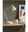 Markslöjd House hvid/stål skrivebordslampe