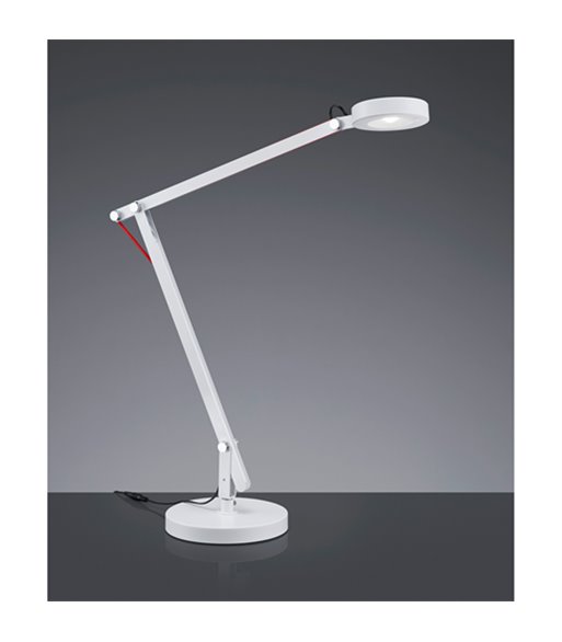 TRIO Amsterdam hvid skrivebordslampe