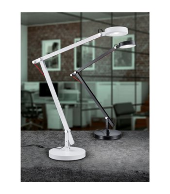 TRIO Amsterdam hvid skrivebordslampe