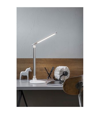 Airam Gina hvid skrivebordslampe