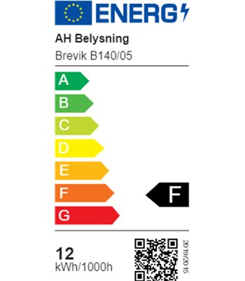 AH Belysning Brevik hvid skrivebordslampe