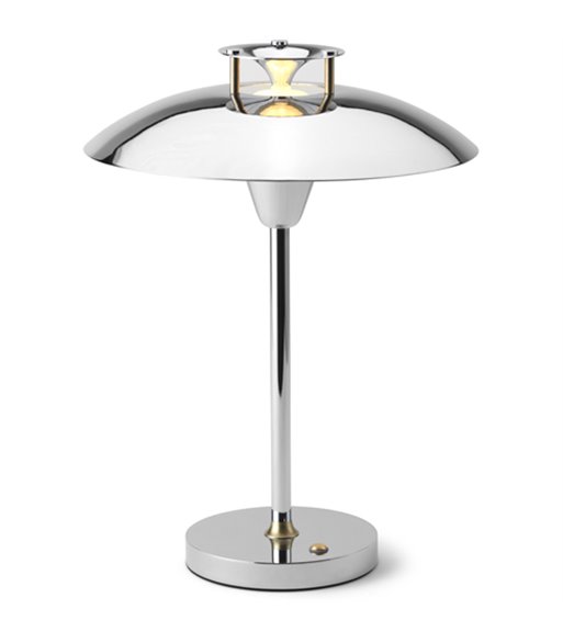 Halo Design Stepp 1-2-3 Chrome bordlampe portable