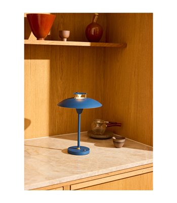 Halo Design Stepp 1-2-3 Dark Blue bordlampe portable