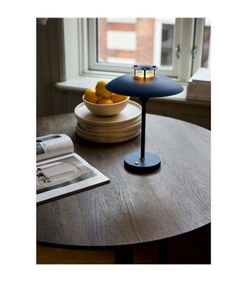 Halo Design Stepp 1-2-3 Dark Blue bordlampe portable