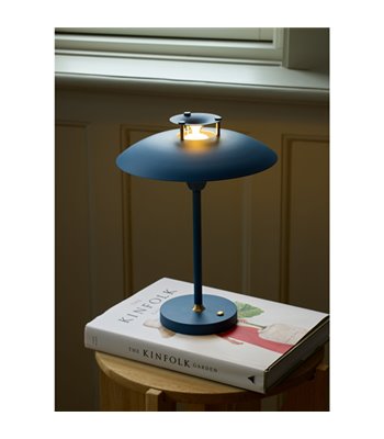 Halo Design Stepp 1-2-3 Dark Blue bordlampe portable