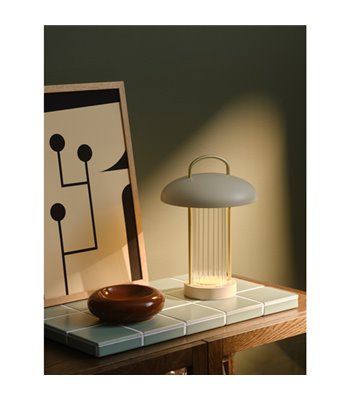 Nordlux Mirano beige portable lampe