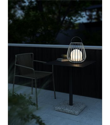 Nordlux Jim To-Go grå portable bordlampe