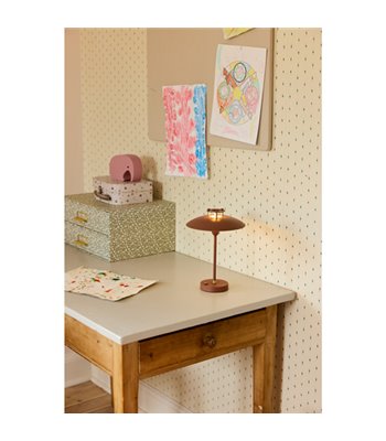 Halo Design Mini Stepp 1-2-3 Terracotta portable bordlampe