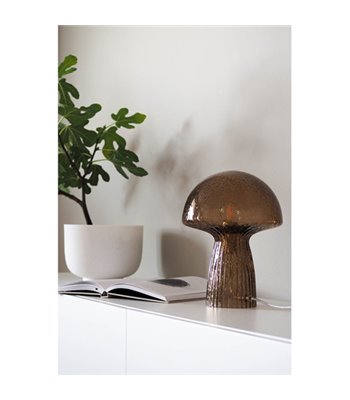 Globen Lighting Fungo 22 brun bordlampe