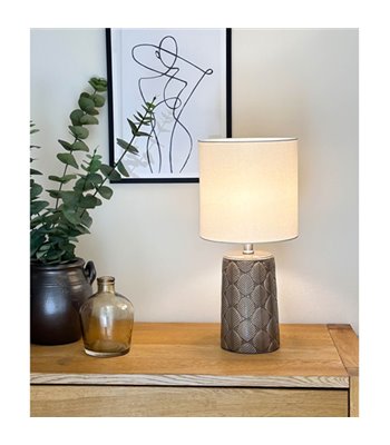 Aneta Bodil brun bordlampe