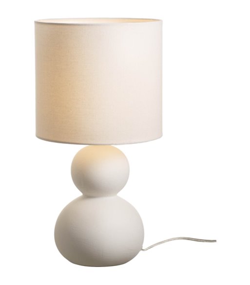 Aneta Kalamata hvid bordlampe