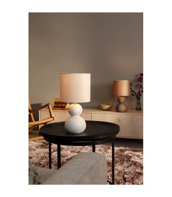 Aneta Kalamata hvid bordlampe