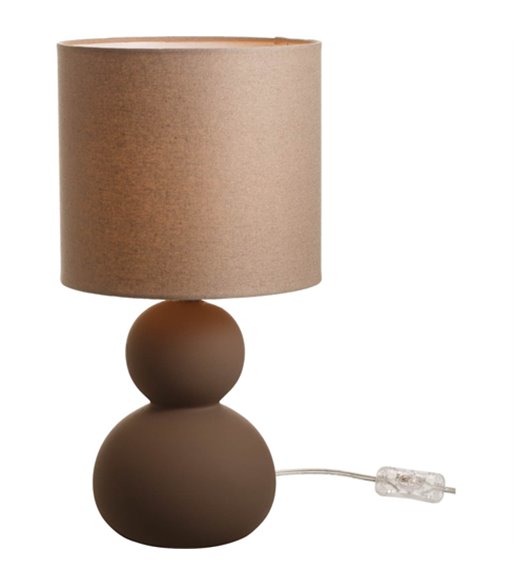 Aneta Kalamata brun bordlampe