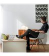Aneta Globus Ø13 hvid bordlampe