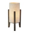 Markslöjd Eruca træ/beige bordlampe