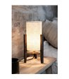 Markslöjd Eruca træ/beige bordlampe