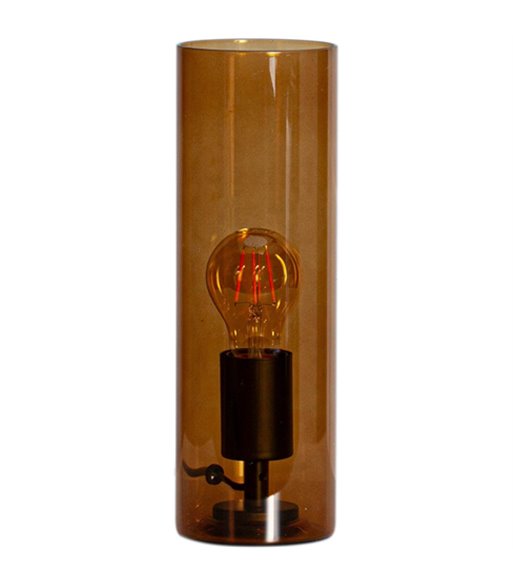 By Rydéns Flake cognac bordlampe