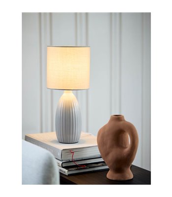 PR Home Uno grå bordlampe