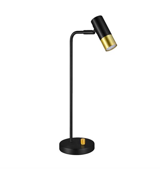 Oriva Mini sort/messing bordlampe
