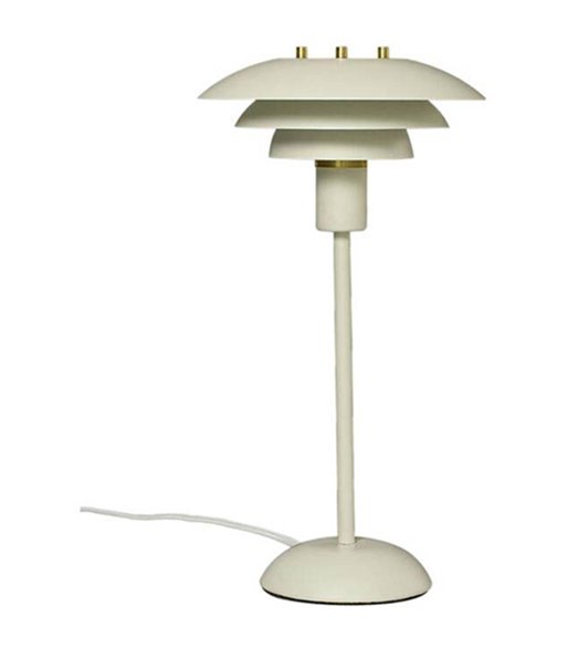Aneta Epsilon hvid bordlampe