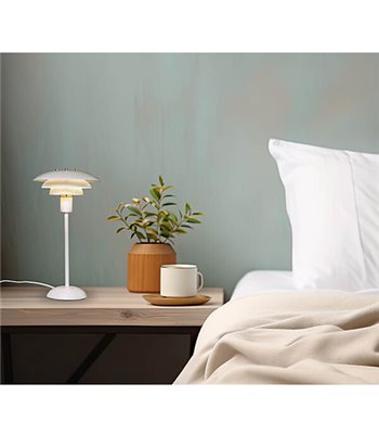 Aneta Epsilon hvid bordlampe