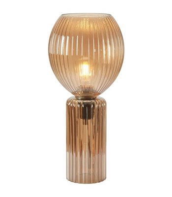 Markslöjd Toulipa ravfarvet bordlampe