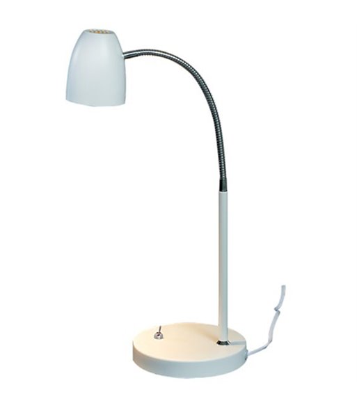 Aneta Sandnes hvid bordlampe