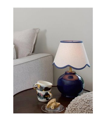PR Home Nell mørkeblå bordlampe