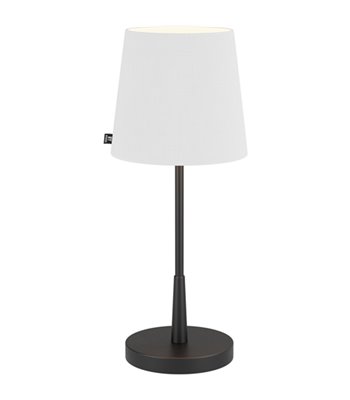 By Rydéns Lumi H48,5 matsort/hvid bordlampe