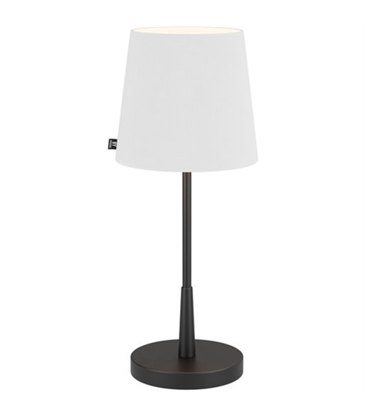 By Rydéns Lumi H48,5 matsort/hvid bordlampe